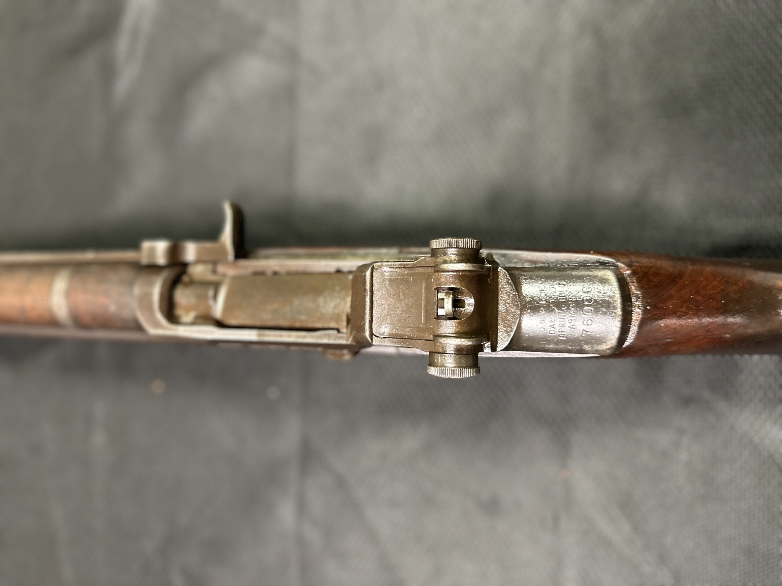 Springfield Armory M1 Garand .30-06 caliber rifle in the 6 million serial  number range. Mint barrel dated August 1956 and marked (r11741)