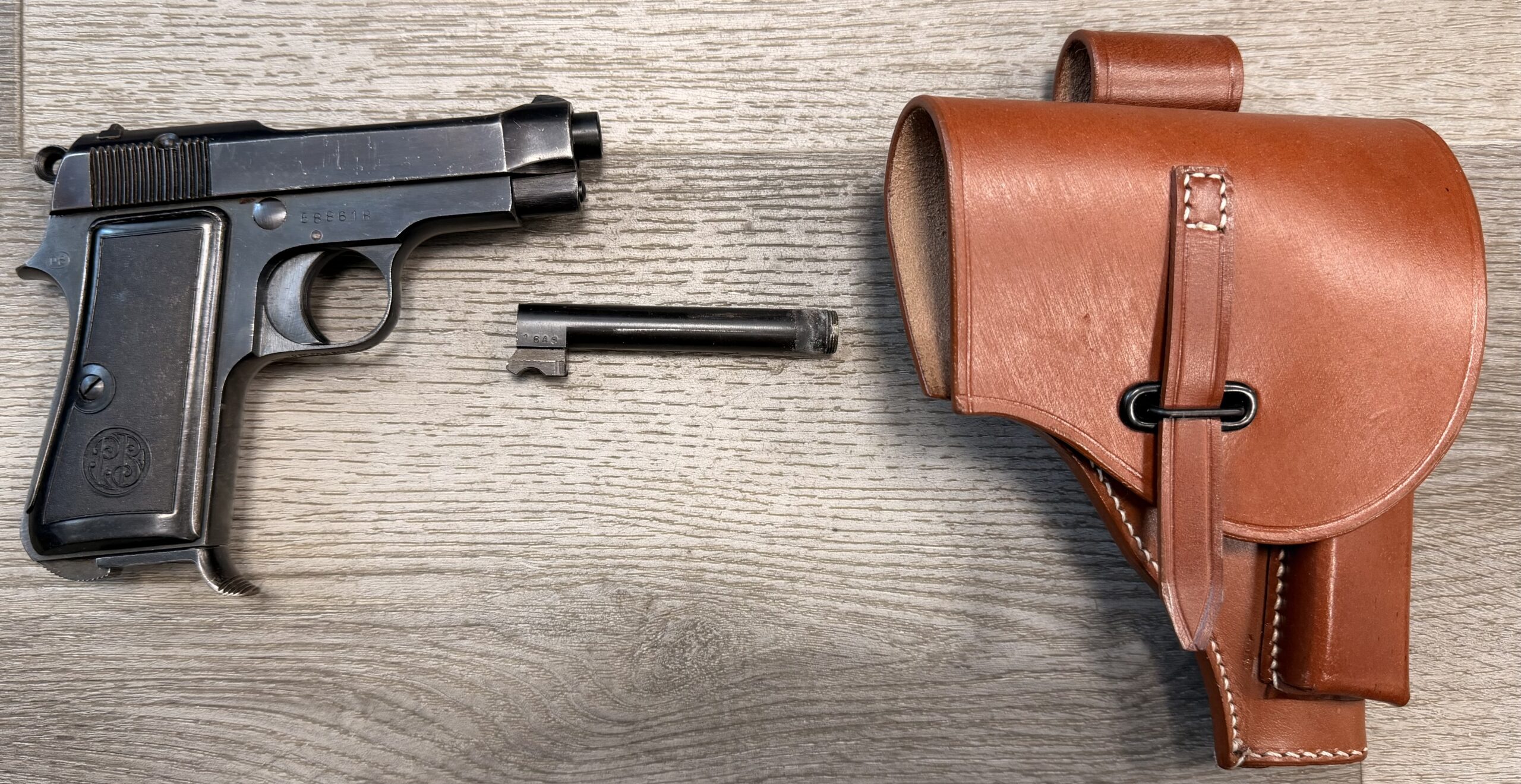 Beretta M1935 pistol with new barrel, .32 ACP/7.65, serial number
